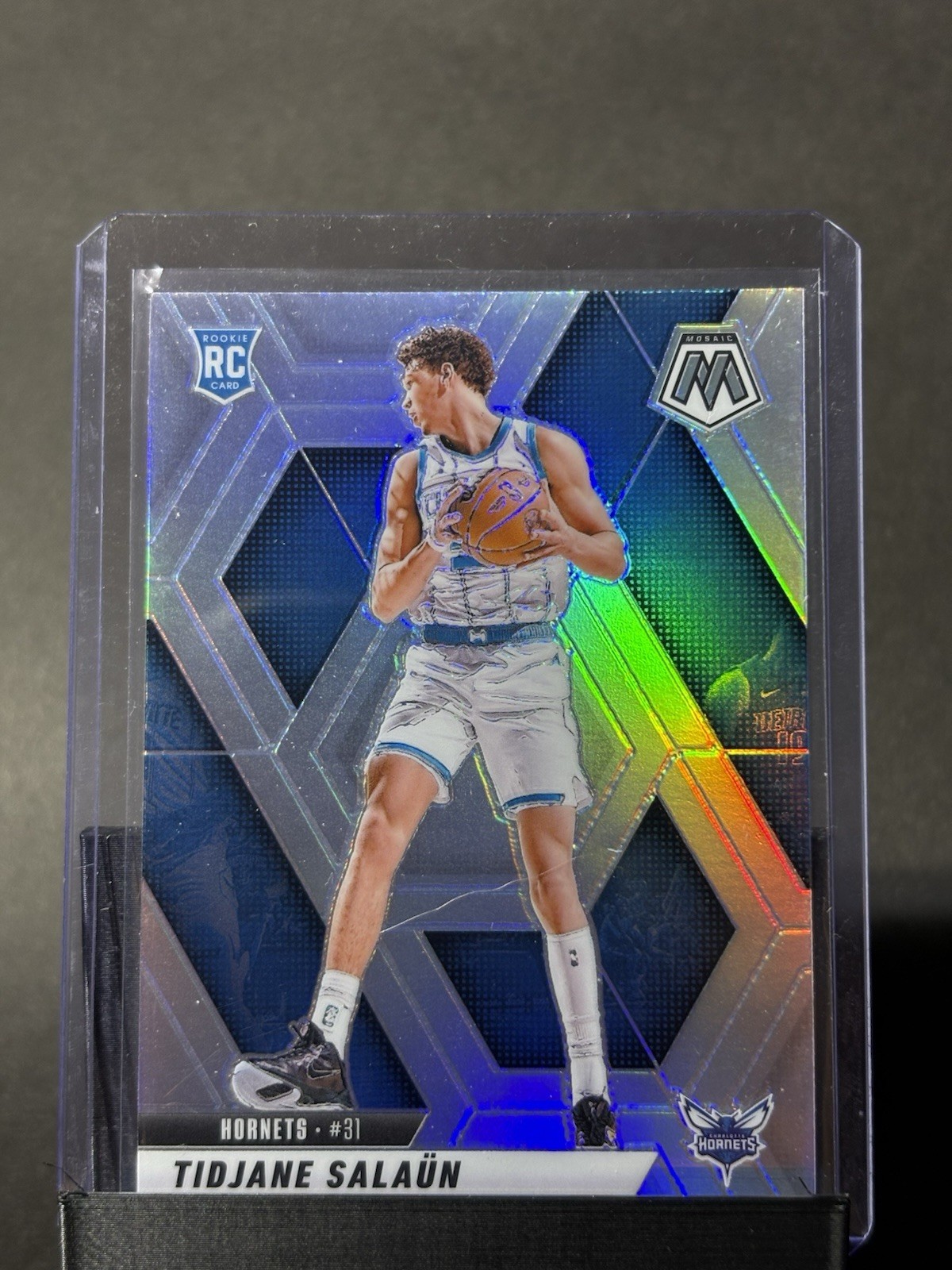 2024-25 Mosaic Tidjane Salaun Silver Mosaic Rookie #241 RC Hornets