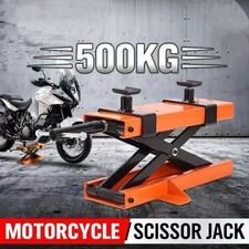 Motorcycle Scissor Lift Jack 1100LB 500KG Heavy Duty ATV Dirt Bike Stand UK