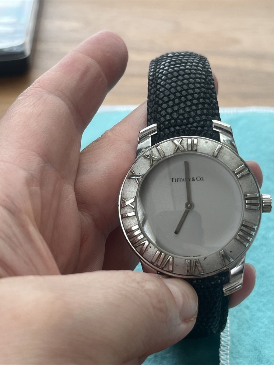 Tiffany&Co Atlas Vintage 925 Sterling Silver Watch/ Heavy Original