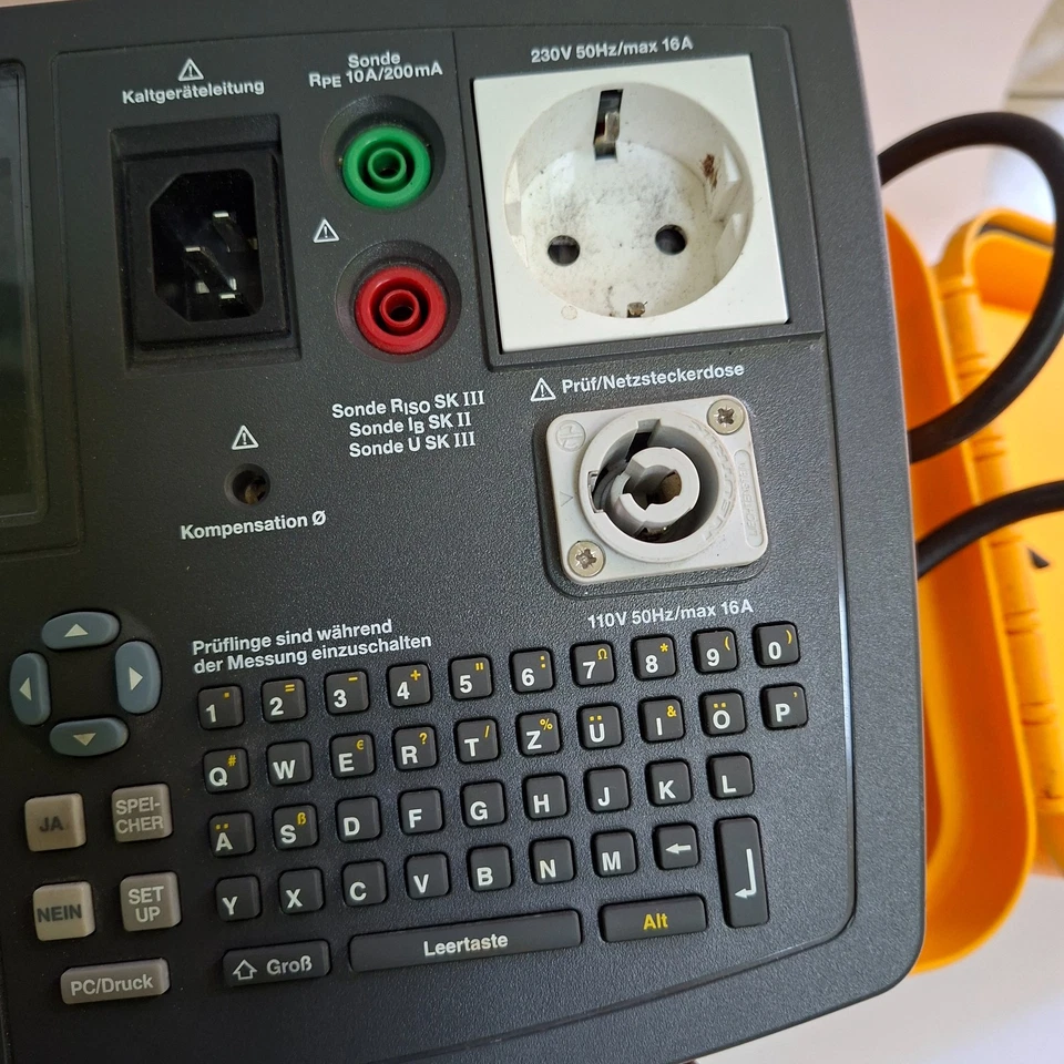 Fluke 6500-2 Tragbarer Gerätetester Komplettset im Original Kunststoffkoffer - Bild 3 von 4