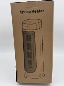 1500W Électrique Space Chaudière – Chauffe-glace en céramique avec affichage numérique, 120V