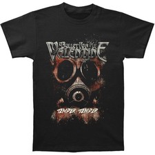Image of Men's Bullet For My Valentine Temper Temper Gas Mask T-shirt X-Large Black
