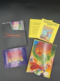 Dragon Warrior for Nintendo NES 1989 CIB W/Manual & Original Inserts | Tested