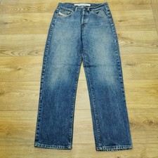 Diesel Jeans Mens W32 L32 Blue Relaxed Fit Straight Leg Denim Vintage Italy