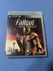 Fallout: New Vegas (Sony PlayStation 3, 2010) Complete With Manual And Inserts