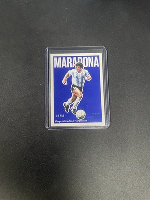 2017 Panini Nobility - Diego Maradona #12 Blue /99 SP Rare