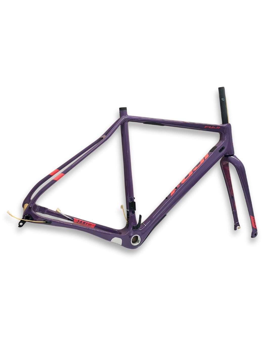 Fuji Jari Carbon Gravel Frameset 52cm 700c Disc Thru Axle Eggplant
