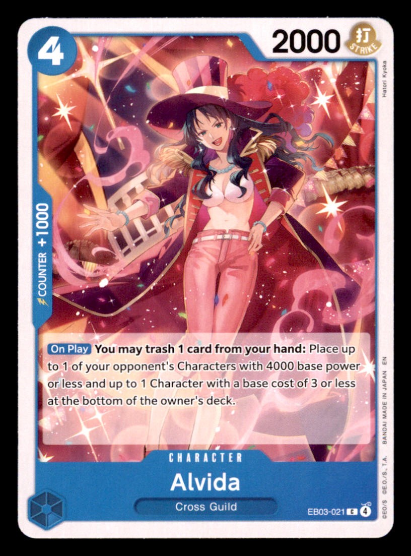 Alvida EB03-021 Common Extra Booster: One Piece Heroines Edition One Piece NM
