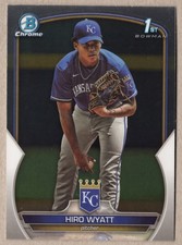 Hiro Wyatt 2023 Bowman Draft Baseball Chrome #BDC-80 Kansas City Royals