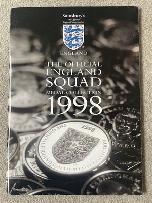 1998 World Cup England Coin Set. Produced By Sainsbury's Combined