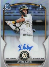 2023 Bowman Chrome #CPA-YLY Yeniel Laboy Prospect Autographs Refractor #/499