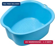 Foot Soaking Bath Basin, Large Massage Foot Soaking Tub, Plastic Home Spa Pedicu