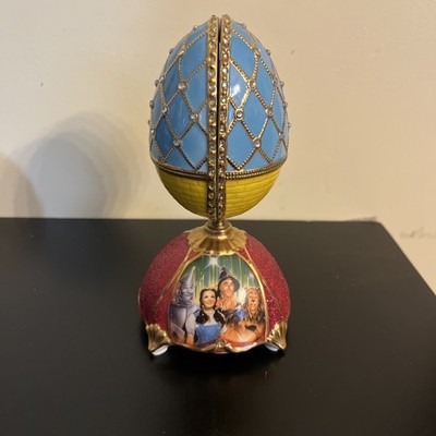 WIZARD OF OZ DOROTHY Numbered Fabergé-Style Musical Egg Bradford Exchange ~READ~
