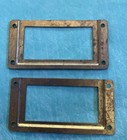Vintage Label Card Holders Brass Apothecary Cabinet File Hardware Lot Of 20 — photo 6