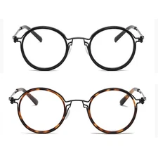Round Retro Reading Glasses 1.0 1.5 2.0 2.5 3.0 3.5 Vintage Readers Mens Womens