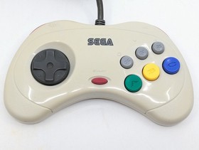 Sega Saturn White Console HST-3220 NTSC-J Japan Tested w/ Controller & Cables