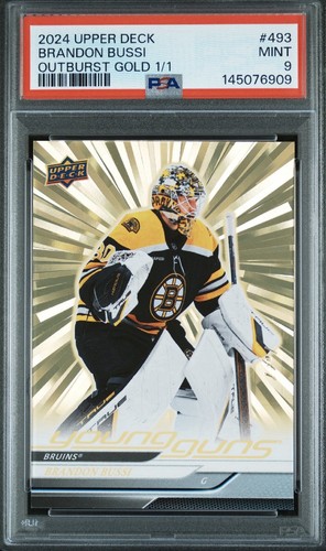 Brandon Bussi [Outburst Gold] #493 2024 Upper Deck card
