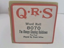 QRS - 'I'm Always Chasing Rainbows' - 8070 - Player Piano Word Roll