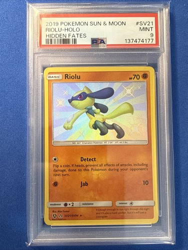 Riolu graded PSA 9 for sale on eBay
