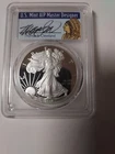 2018-W $1 Proof American Silver Eagle PCGS PR 70 DCAM | FDOI Cleveland Signed