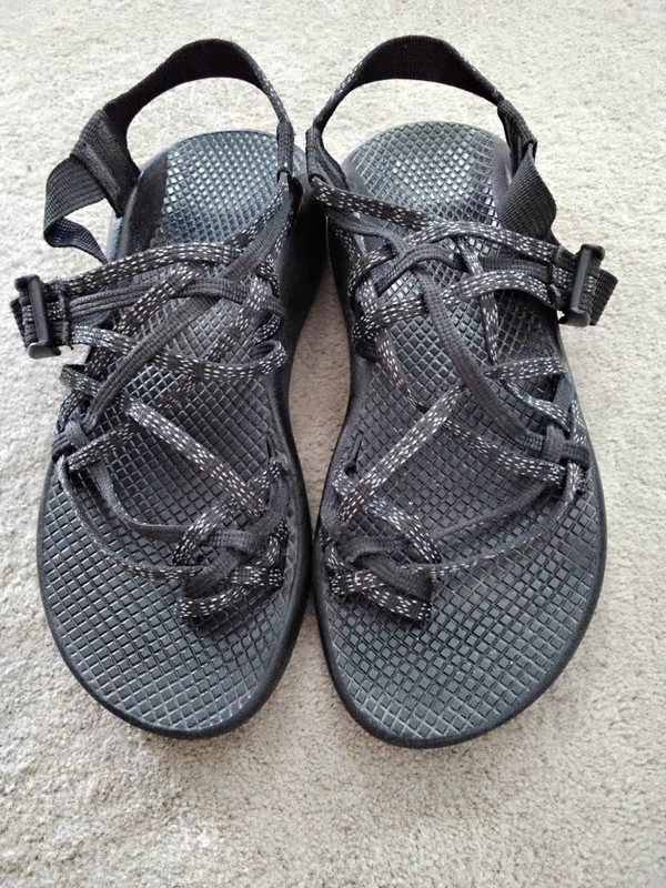 Chaco Zx3 Classic Sandals Black/white  Womens Size 8 Beach Hiking ActiveWear