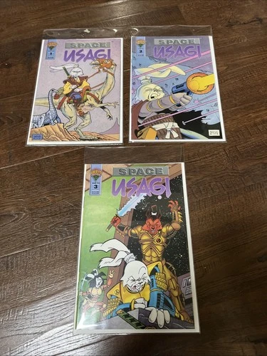 Space Usagi #1-3 Complete Set 1 2 3 Lot Usagi Yojimbo NM (1994 Mirage Studios)K