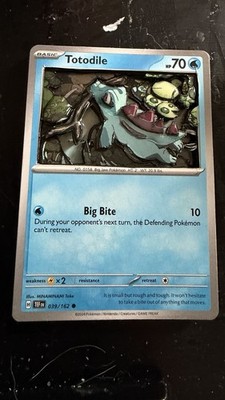 Totodile Shadowbox Custom  3D Art Card