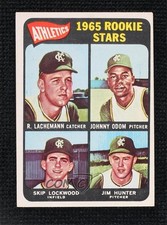 1965 Topps High # Rene Lachemann Blue Moon Odom Skip Lockwood #526 HOF 0x5h