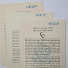 1883-CC GSA Hoard Carson City Morgan Original COA Certificate Card