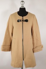 Zara sandgelber Kurzmantel Herbst/Winter Gr.M Wollmischung