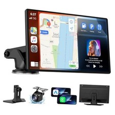Wireless CarPlay Screen for Car, 9 Inch Portable Touchscreen for Apple 9 inch