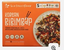 RARE Korean Bibimbap Silo Street Food Vegetables, Spicy gochujang sauce 5-pack