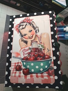 Cherry 🍒 Junk Journal Handmade