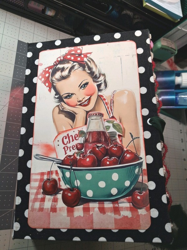 Cherry 🍒 Junk Journal Handmade