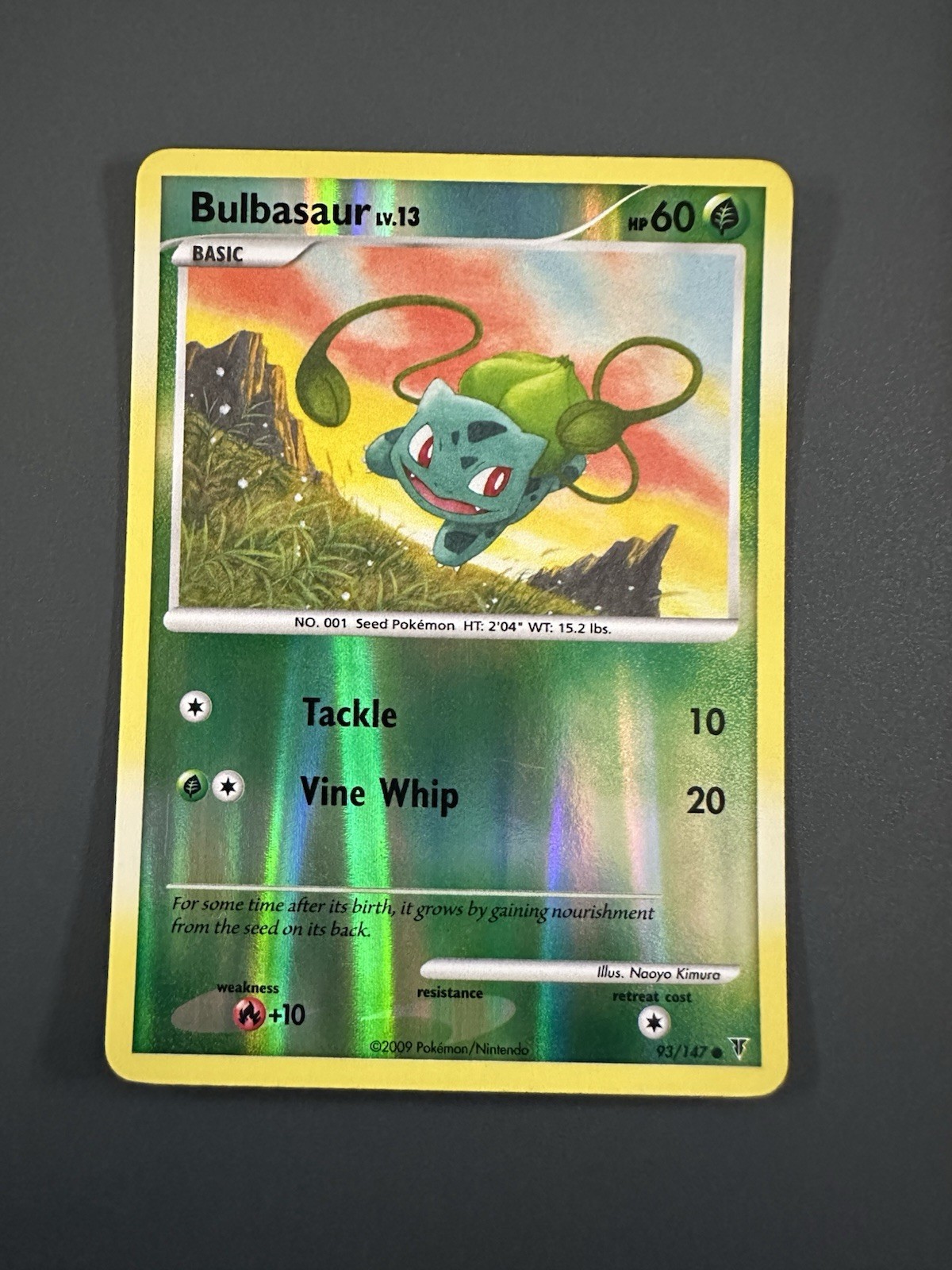 Pokémon Supreme Victors Bulbasaur 93/147 Reverse Holo Card - LP