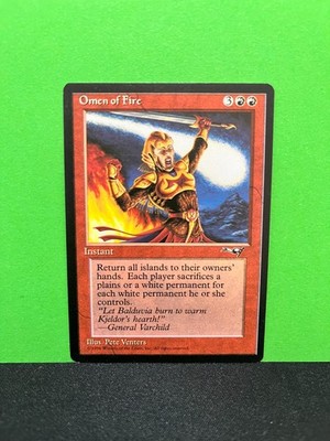 RESERVED LIST Omen of Fire / Feuriges Omen - MTG Magic