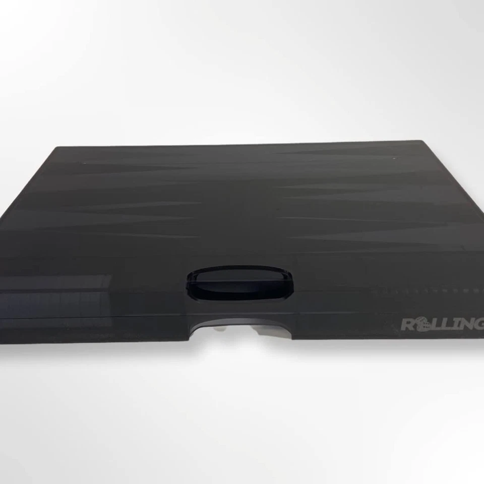 Juego Backgammon Acrílico Lucite 18" Grande Premium Tablero y Piezas (Azul Claro) Foto 2 de 4