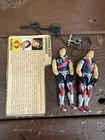Tomax & Xamot V1 100% Complete G.I. Joe 1985 Hasbro Vintage  w/ file card