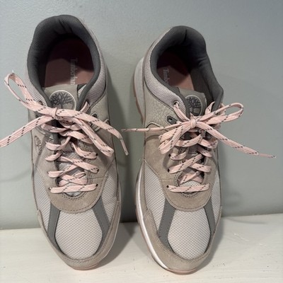 Timberland Field Trekker mixed-media women's sneaker in beige/taupe nubuck - W11