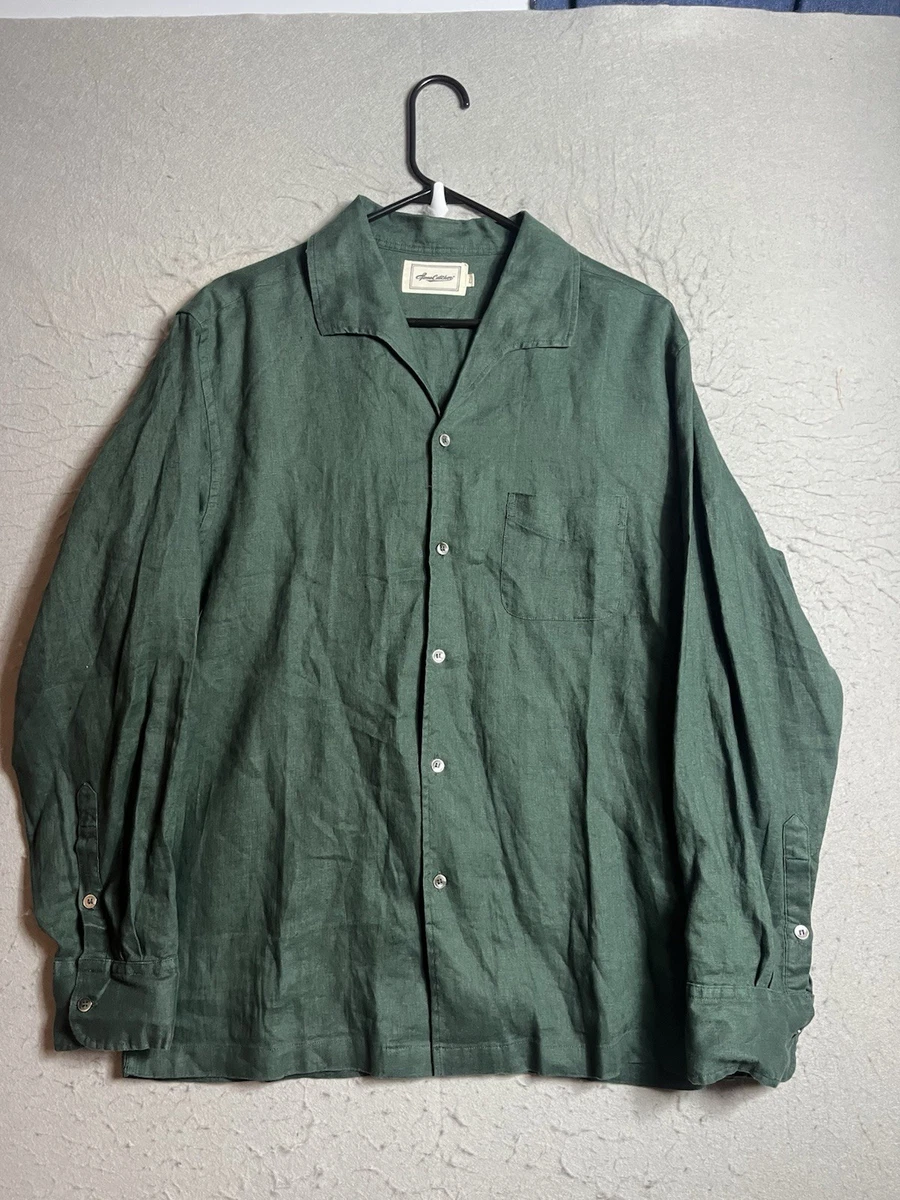 Linen Vintage Casual Shirts for Men for sale | eBay