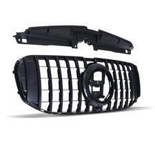 FRONTGRILL GTR PANAMERICANA-STIL GLÄNZEND SCHWARZ FÜR MERCEDES GLS X167 19-23 FRONTGRILL GTR PANAMERICANA-STIL GLÄNZEND SCHWARZ FÜR MERCEDES GLS X167 19-23