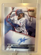 Topps 2025 Bowman's Best Best of 2025 Yolfran Castillo Auto RC Tex Rangers #B25…