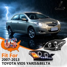 2xled Headlights For 2007-2013 Toyota Vios Yaris Toyota Belta Sedan Front Lamps 2xled Headlights For 2007-2013 Toyota Vios Yaris Toyota Belta Sedan Front Lamps