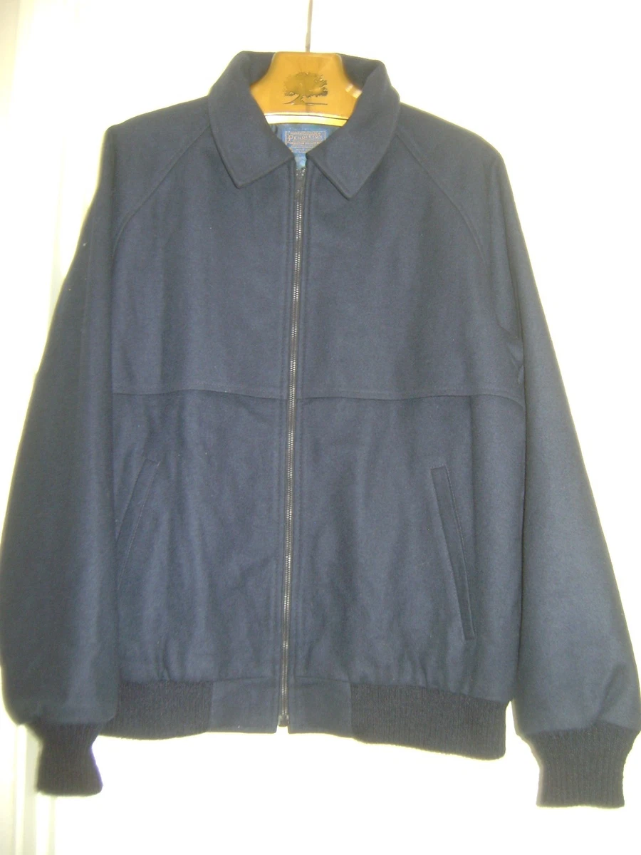 100% Wool Bomber/Harrington Vintage Outerwear Coats & Jackets for