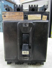 💥FEDERAL PACIFIC FPE 60 AMP AB CIRCUIT BREAKER 3 POLE 480 VAC NEF433060