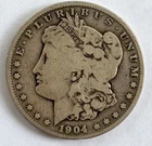 C72. 1904-S Morgan Silver Dollar $1 San Francisco Mint
