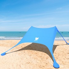 Strandzelt Lycra Schatten Zelt Strandmuschel Sonnensegel Picknick Sun Shelter