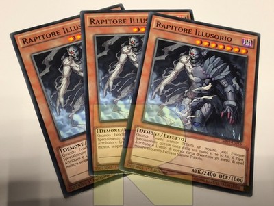 3x Illusion Entführer / Illusory Snatcher  Common  SR01-IT016  1.Auflage Italienisch