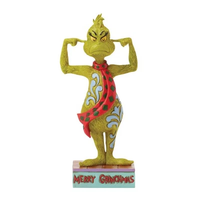 DEPARTMENT 56 Jim Shore GRINCH PLUGGING HIS EARS 6017067 BRAND NEW 2025