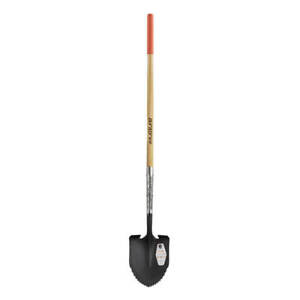 DuraDrive 26901 60 in. Wood Beige Long Handle Round Point Carving Shovel